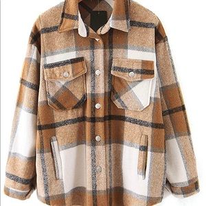 Plaid shacket